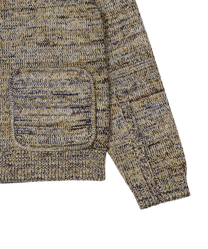 damaged mix color KNIT cardigan_5