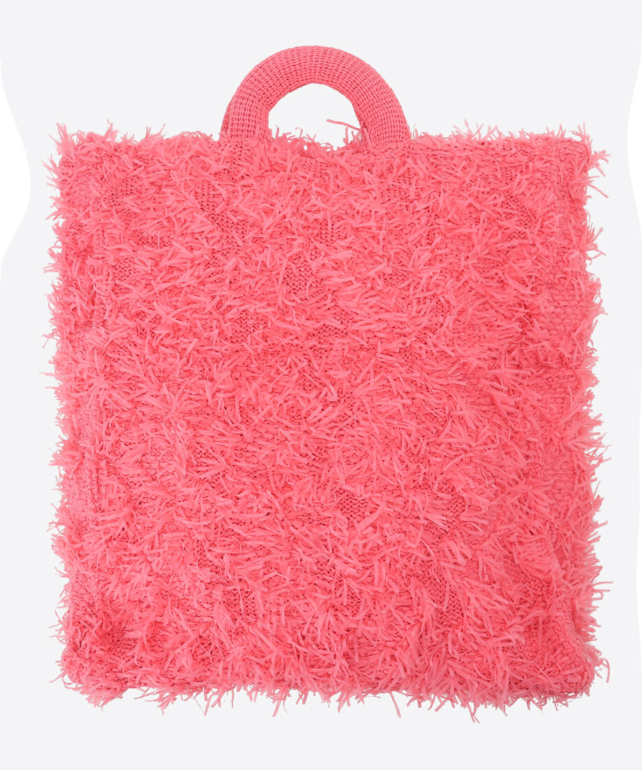 fringe knit big bag – NKNIT