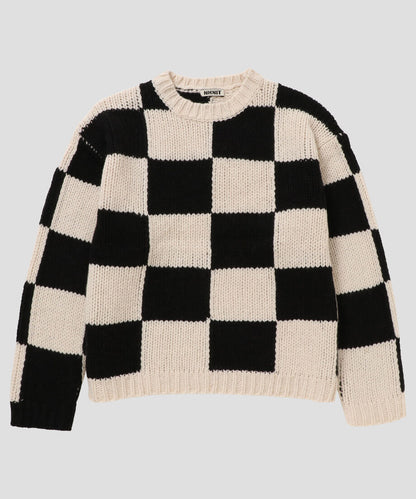 checkered KNIT_3