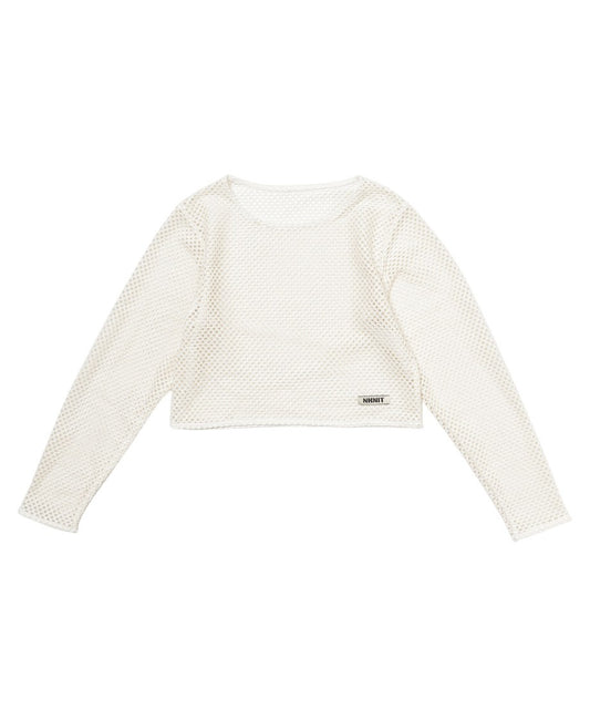mesh long sleeve T-shirts_2