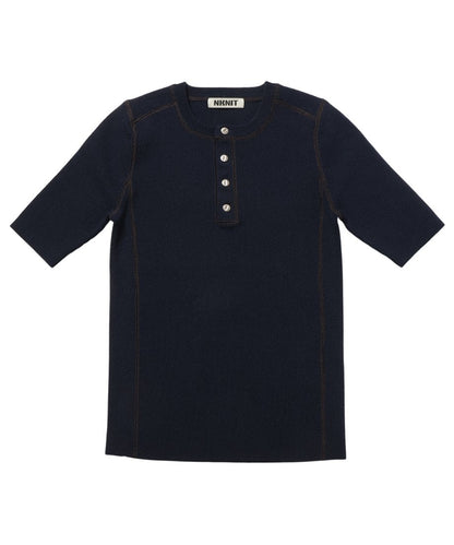 heavy weight henry neck KNIT_4