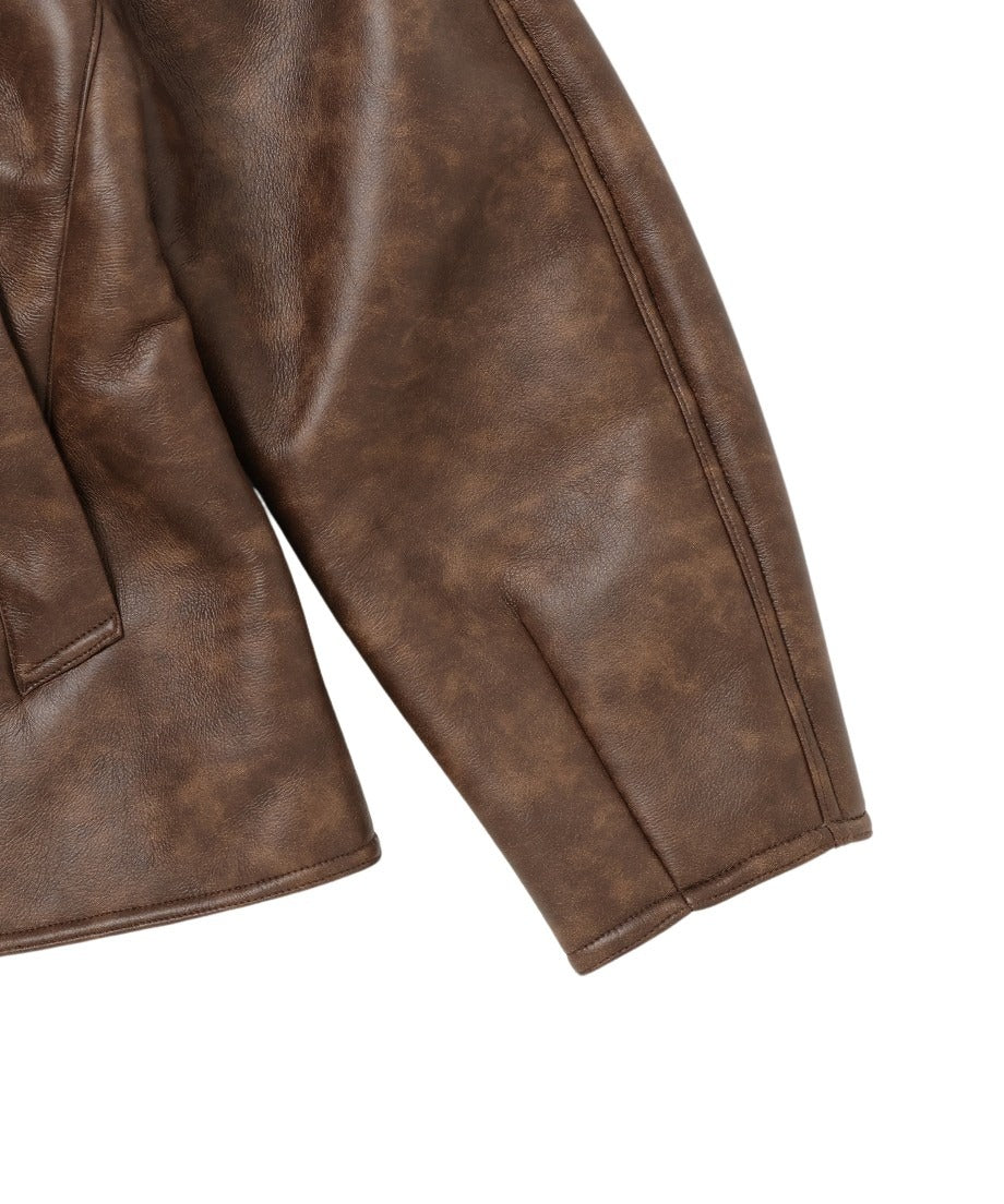 vegan mouton shaped jacket – NKNIT
