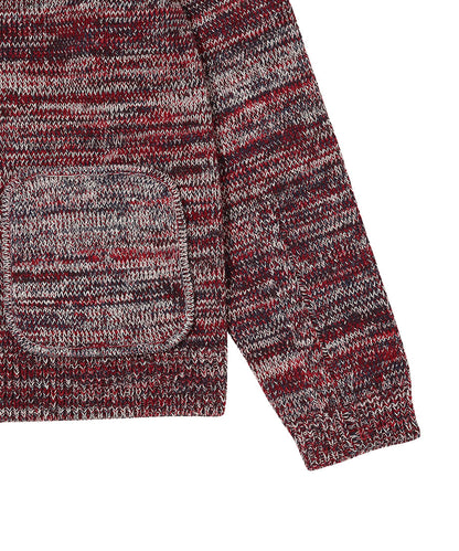 damaged mix color KNIT cardigan_8