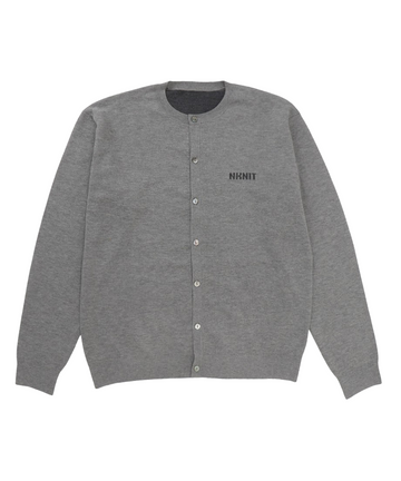 ひ*き様 nknit pattern KNIT nknit ♡pattern KNIT ハートパターンニット GRAY/NAVY - メルカリ