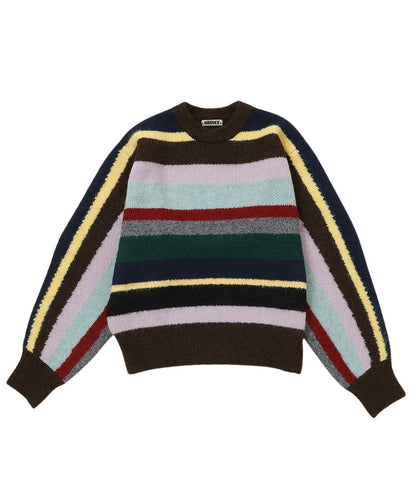 mulch color striped KNIT_3