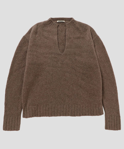 cashmere mix soft V-neck KNIT_3