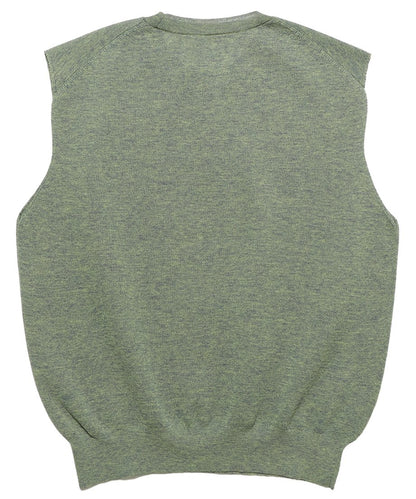 linen mix KNIT vest_10