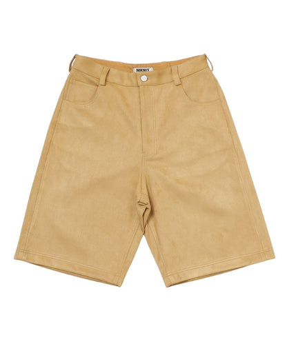 suede half pants_2