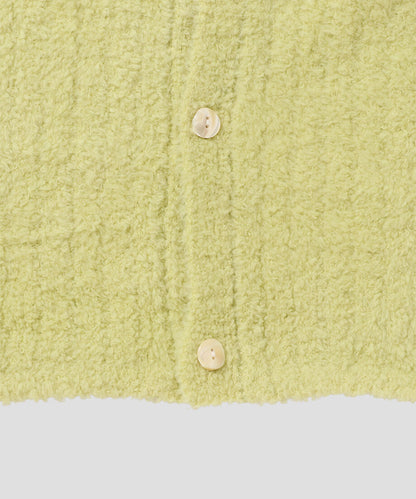 fluffy rib KNIT cardigan_7