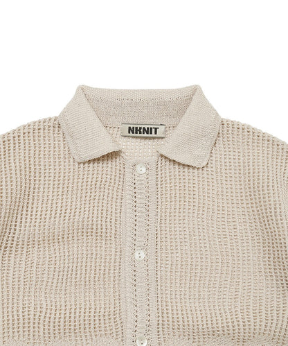 mesh ♡KNIT shirt_8
