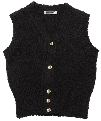 mini V-neck KNIT vest_3