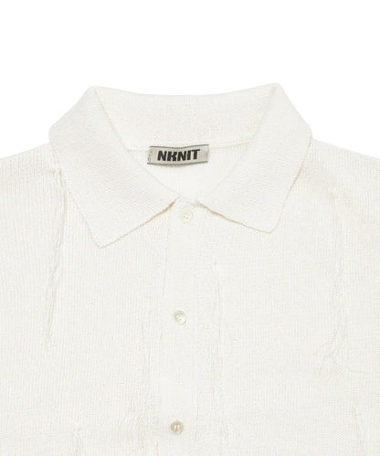 paper mix fringe KNIT shirts_8