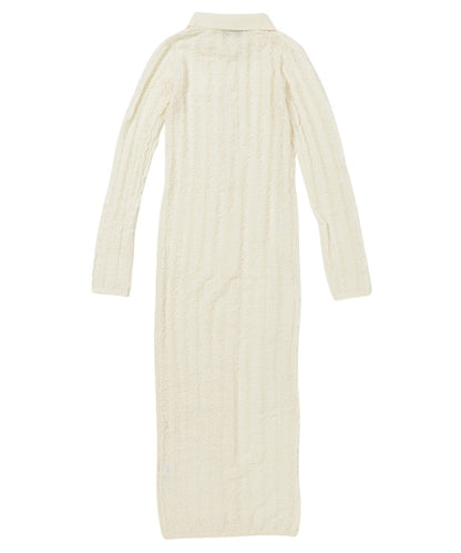 fringe long KNIT shirt_7