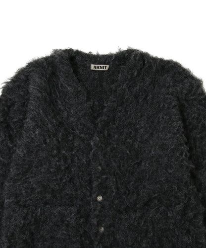 shaggy long KNIT cardigan_5