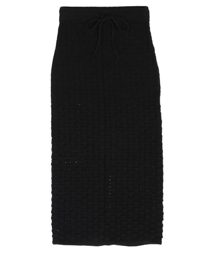 bouclé KNIT king skirt_2