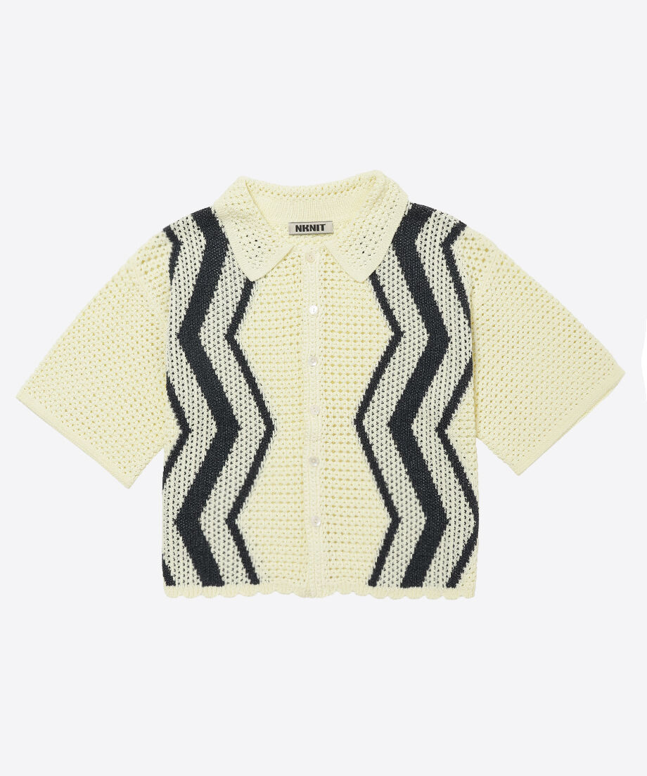 zigzag paper knit shirts_5