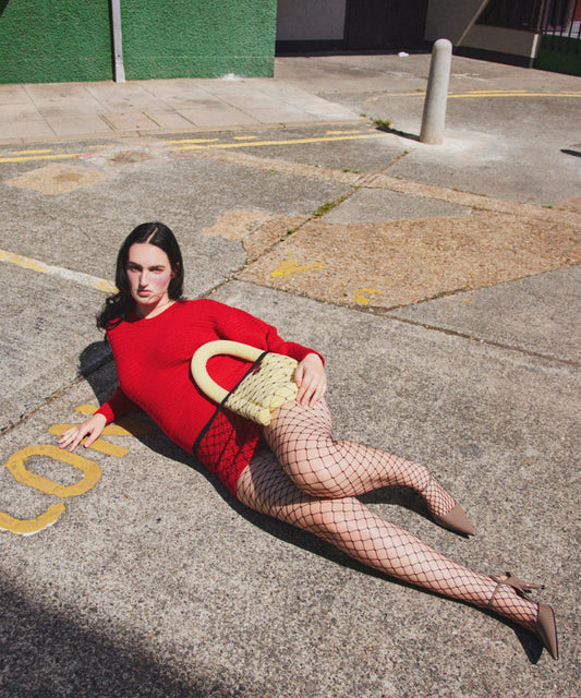 waffle KNIT 2way dress_1