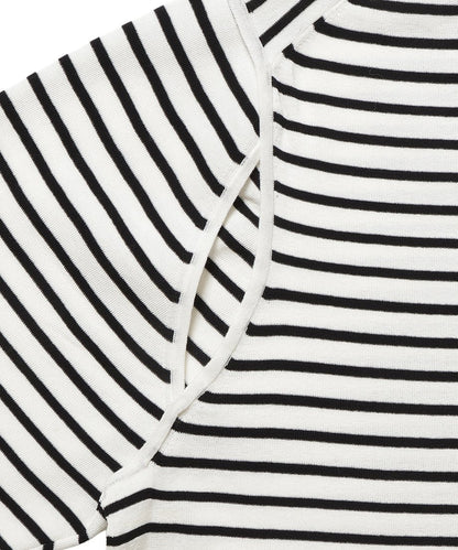 back slit KNIT T-shirt_22