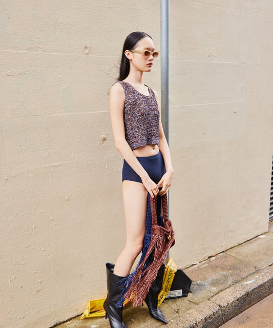 mix color KNIT tank_1