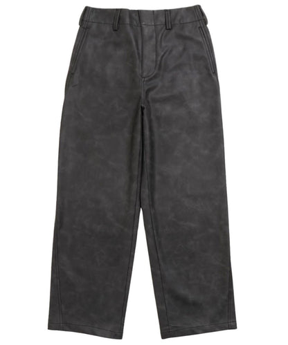 vegan leather wide pants_3