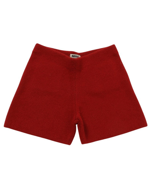raccoon mix KNIT short pants_1