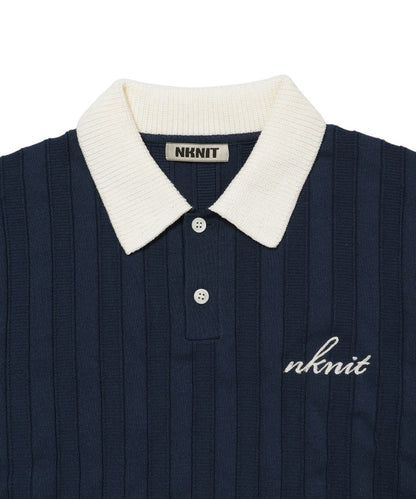 mix gauge logo KNIT shirts_8