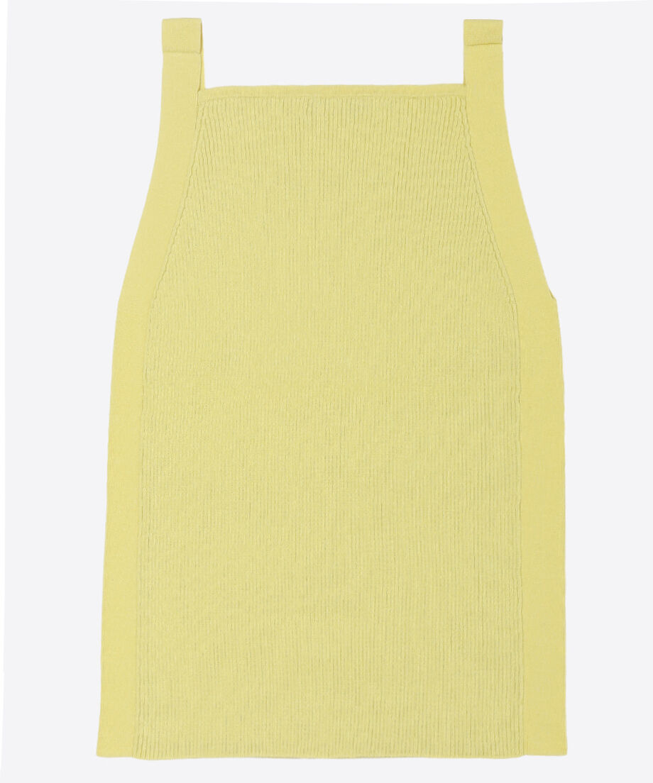 cotton rib square knit tank top_14