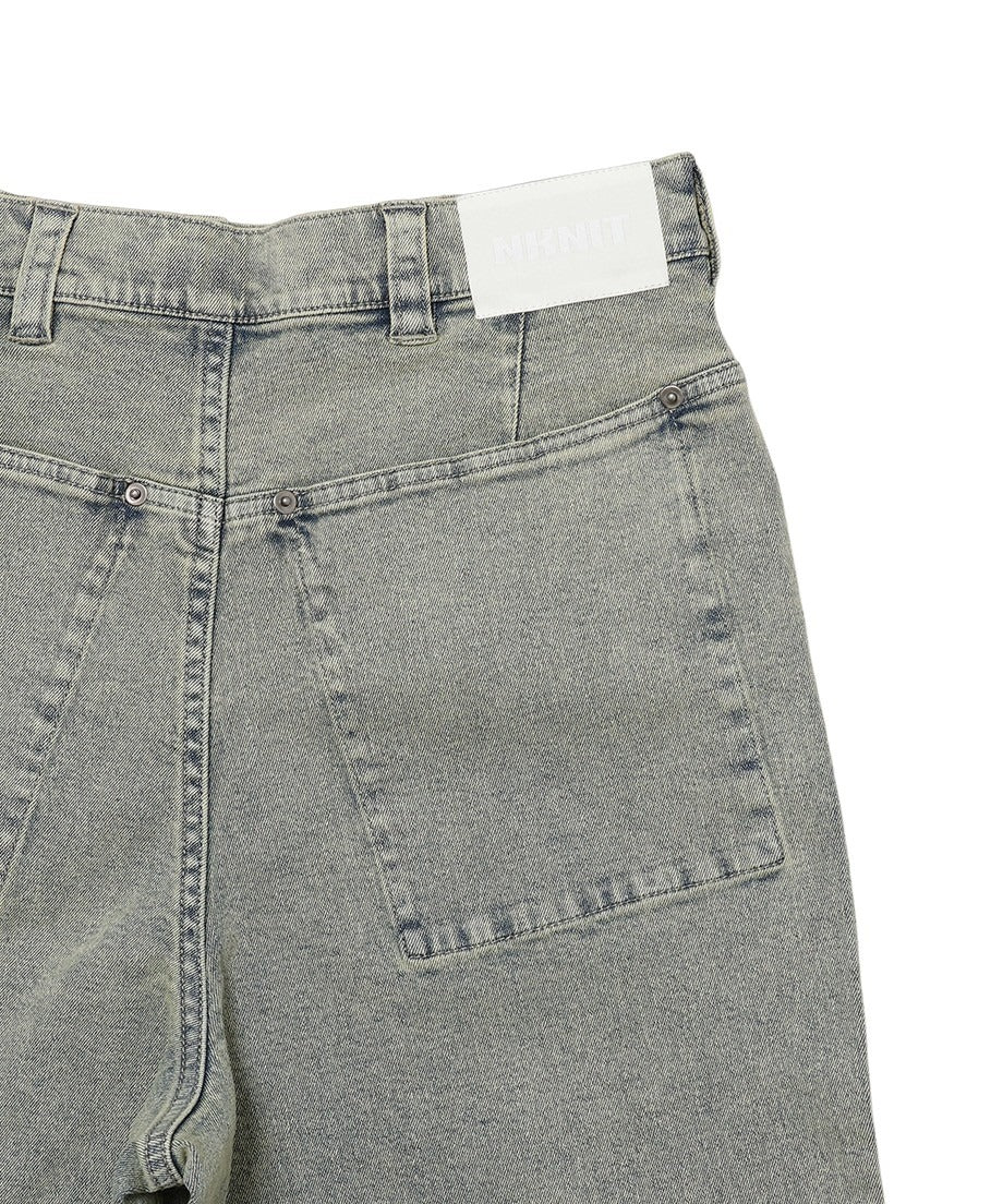 denim high waist long pants – NKNIT