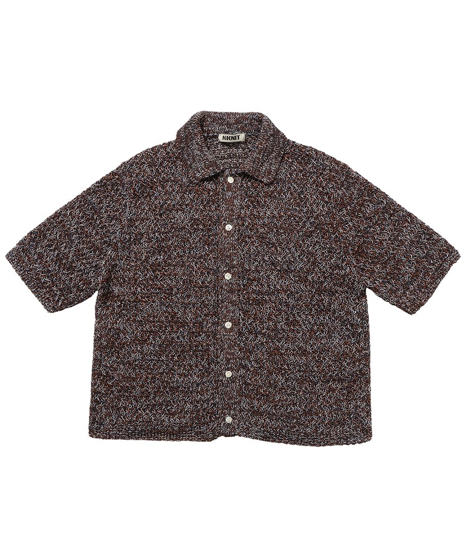 mix color KNIT shirt_5
