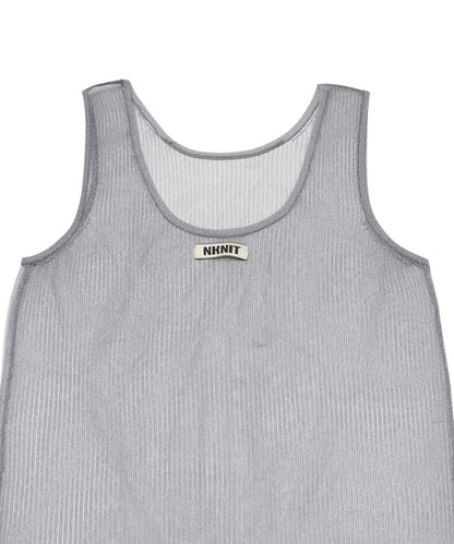 sheer metallic KNIT dress_6