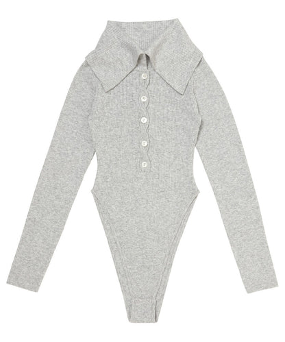 sailor collar rib KNIT bodysuit_4