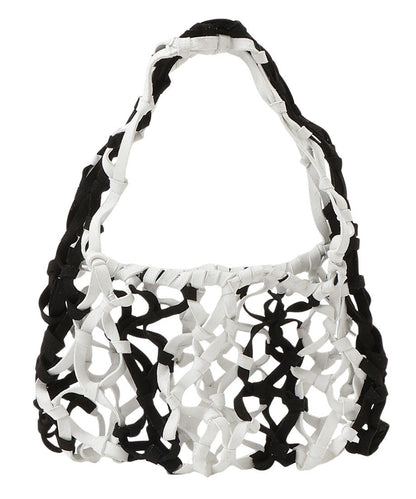 suede macrame bag 【small】_6