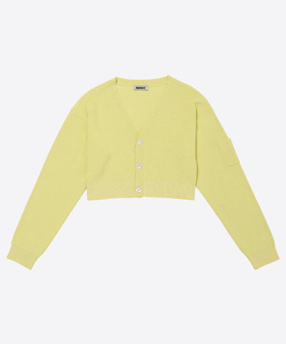 cotton mix sleeve pocket knit cardigan_5