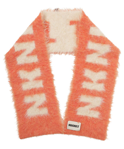 shaggy logo KNIT long scarf_6