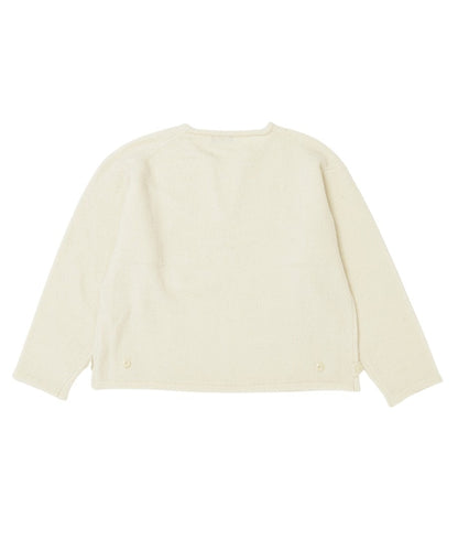 V-neck bouclé KNIT_5