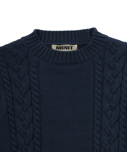 crew neck cable KNIT_13