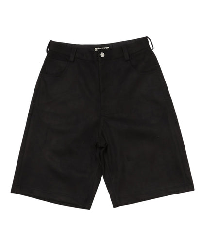 suede half pants_4