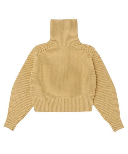 zipper double collar KNIT_16