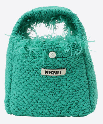 fringe knit hand bag – NKNIT