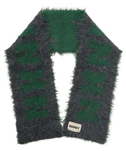 shaggy logo KNIT long scarf_4