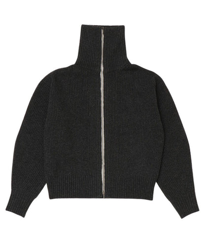 zipper double collar KNIT_6