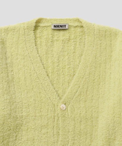 fluffy rib KNIT cardigan_5