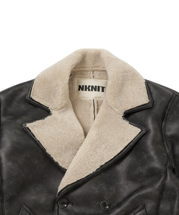 vegan mouton shaped jacket – NKNIT