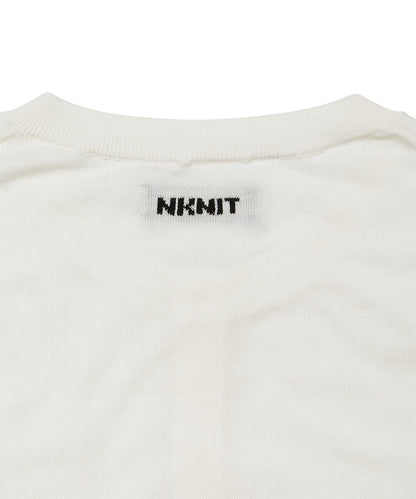 silk cotton crew neck KNIT cardigan_11