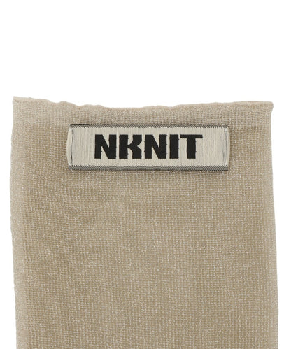 sheer metallic KNIT arm/leg cover_9