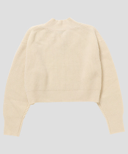 soft wool short V-neck KNIT_13