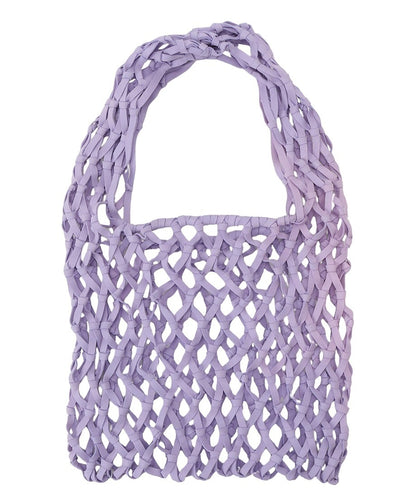 suede macrame bag 【large】_20