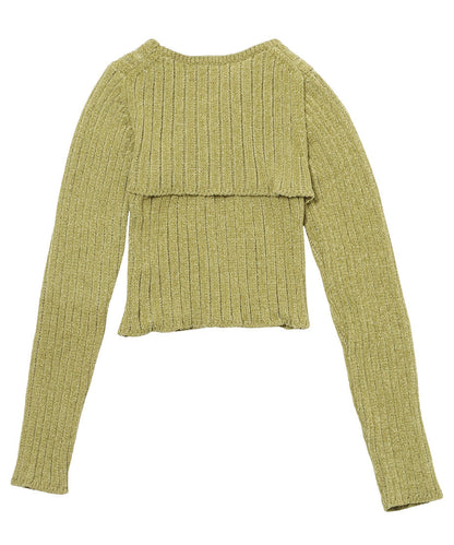 one shoulder set KNIT_8