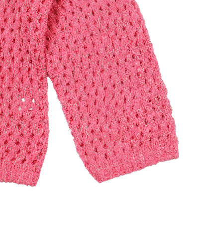 mix color lace up KNIT_16