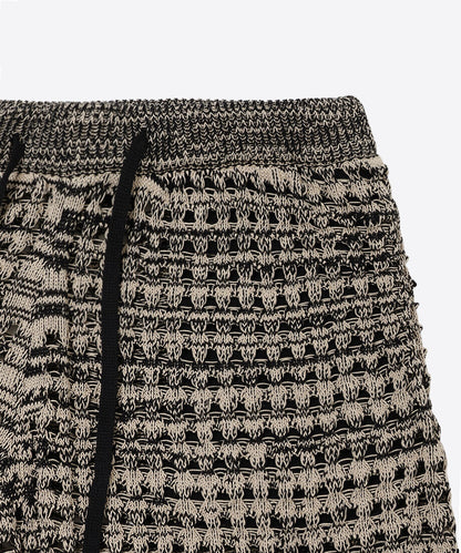 cotton mesh knit short pants_9